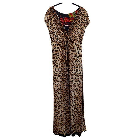 Vintage Reversible Maxi Dress Size Large - Picture 4 of 4